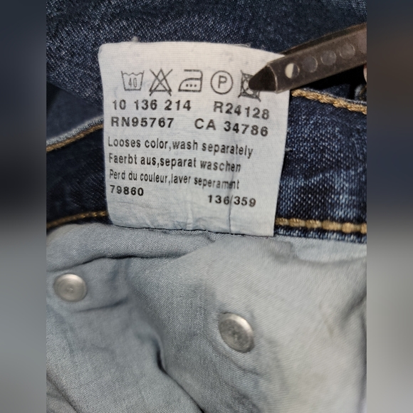 Mavi Button Fly Jeans 136 Molly Bootcut Womens Size 27/32 - Picture 8 of 8